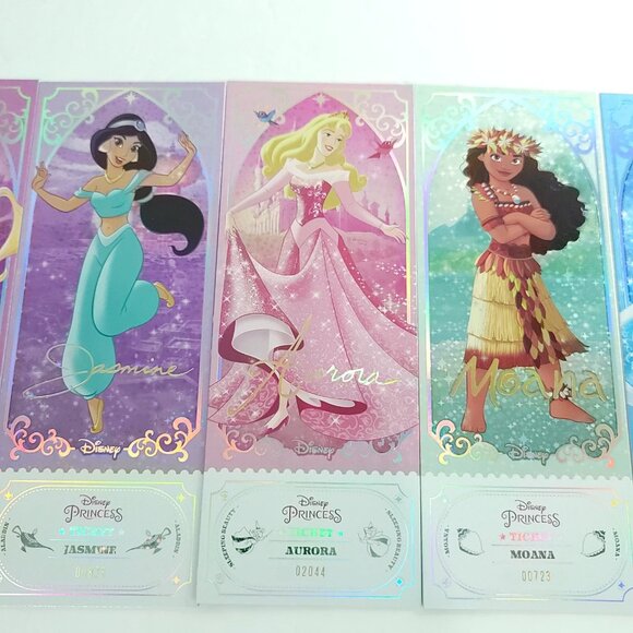 2024 Kakawow DISNEY Princess Large Ticket Jumbo Trading Card Limited Lot Of 6 - Picture 4 of 8